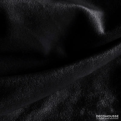 Housse Chaise Bar Velour Noir | DecoHousse